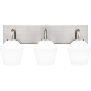 Quoizel Lighting Nielson 3 - Light Vanity in  Brushed Nickel - 1 of 1