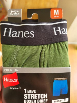 Hanes Originals Premium Men's Briefs - Black L : Target