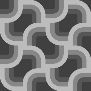 Nicole Miller Retro Geo Black Peel & Stick Wallpaper - 1 of 4