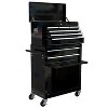 Belatt Tool Box, Lockable Rolling Tool Storage Cabinet, 8 Drawer Organizer for Garage and Workshop - Black Steel - 2 of 4