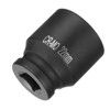 Unique Bargains CR-MO Mechanical Maintenance Metric 4 Point Square Impact Socket Black - 3 of 4