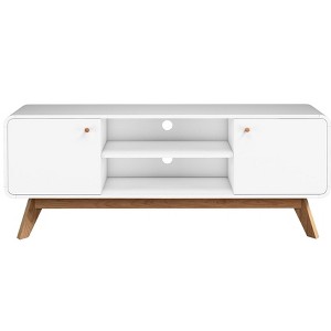 Ren Home Leva Scandinavian-Style TV Stand with Shelves - 1 of 4