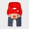 Target Team Member Jeans Dog and Cat Frontal Costume - Boots & Barkley™ Red - 3 of 3