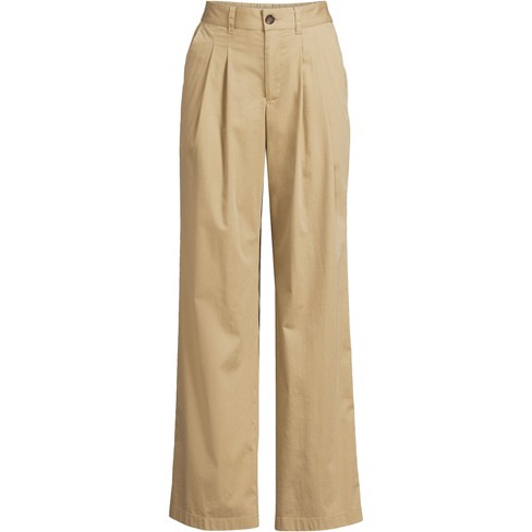 Lands' End Women's Tencel High Rise Wide Leg Pants - 12 - Allspice