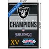 Trends International NFL Las Vegas Raiders - Champions 23 Framed Wall Poster Prints - 3 of 4