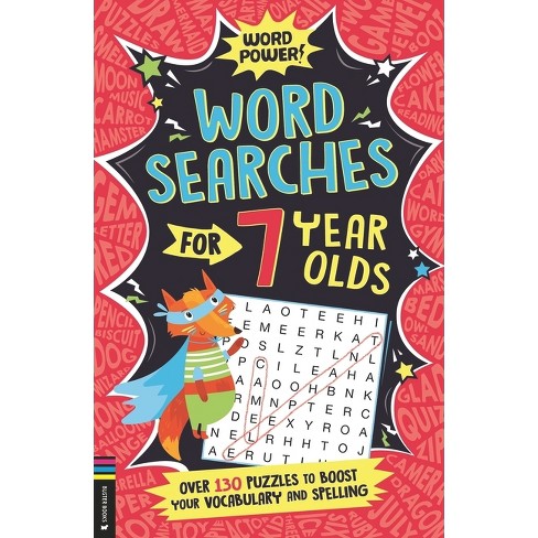 Wordsearches For 7 Year Olds - (word Power!) By Gareth Moore