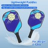 iMountek"Pickleball Set with 2 Fiberglass Paddles, 4 Balls, Carry Bag, Towels, Ergonomic Grip for All Levels"Black - 2 of 4