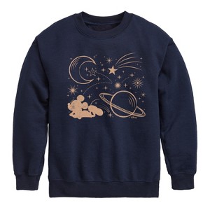 Boys' - Disney - Mickey Constellation Graphic Long Sleeve Fleece Sweatshirt - 1 of 4