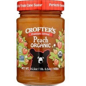 Crofter's Premium Spread Organic - Peach 16.5 oz Jar. - 1 of 1