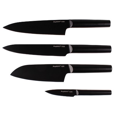 BergHOFF Ron 4Pc Knife Set Black, 4 knives