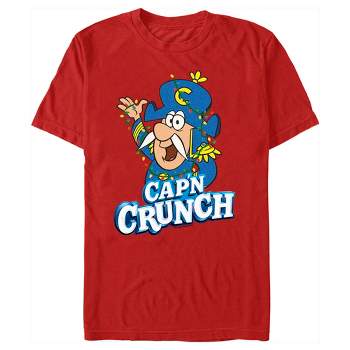 Men's Cap'n Crunch Christmas Lights Logo T-Shirt