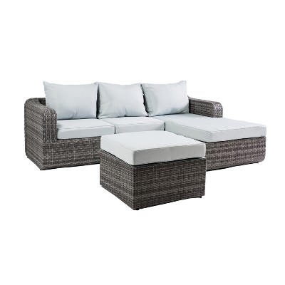 target grey wicker patio furniture