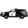 2015 Ford Police Interceptor Utility "California Highway Patrol" Black and White 1/43 Diecast Model Car by Motormax - 2 of 2