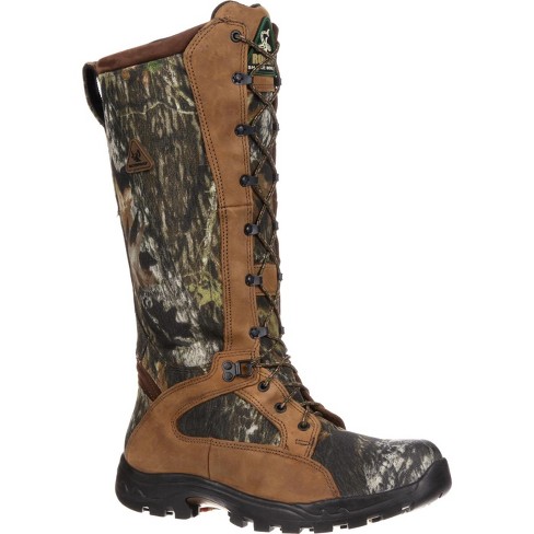 Men'snRocky Waterproof Snakeproof Hunting Boot, FQ0001570, Camo, Size 4.5