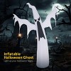 Syemin Inflatable Holiday Decorations Halloween Inflatables Outdoor Decorations White Ghost Blow Up Yard Decor Outdoor, White, 51.3"*11.8"*70.8" - 4 of 4