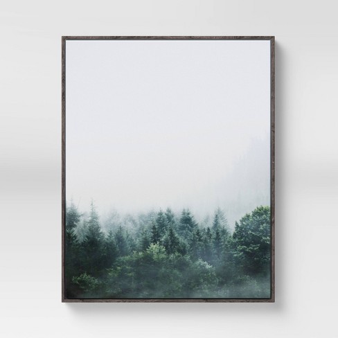 Vlucht Redding De gasten 24" X 30" Mystic Forest Framed Canvas - Threshold™ : Target