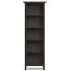 XIYUYEU 5 Tier Free Standing Storage Wood Bookshelves with Adjustable Storage Shelves for Office Home - 2 of 4