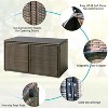 88 Gallon Garden Patio Rattan Storage Container Box - 3 of 4