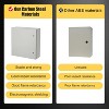 Outdoor Electrical Box, Steel Enclosure, IP66 Waterproof & Dustproof, Electrical Junction Box with Mounting Plate for Indoor Outdoor Use - 2 of 4