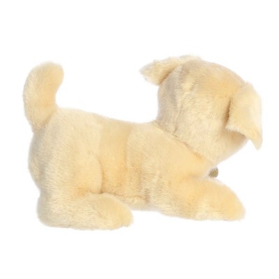 Aurora 9" Yellow Lab Pup Plush Toy with Golden Fur