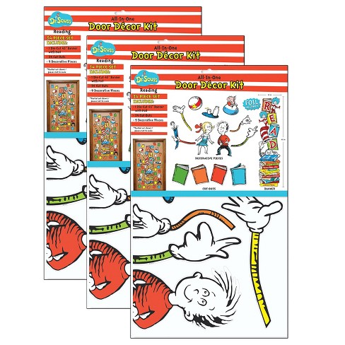 Eureka® Dr. Seuss™ Reading All-in-one Door Decor Kit, 34 Pieces Per Set ...