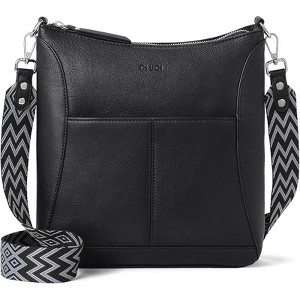 Crossbody purses for Women Leather Medium Shoulder Purses Handabgs Vegan Leather Hobo Bags - 1 of 4