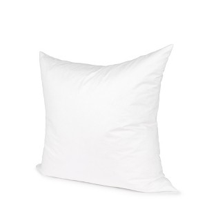 HomeRoots 18" White Cotton Down Blend Throw Pillow Insert - 1 of 4