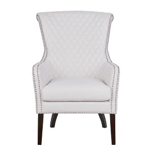 NicBex Polyester Accent Chair,Upholstered Living Room Chairs with High Quilted Back and Studs Lining the Arms,Accent Chairs for Living Room - 1 of 4