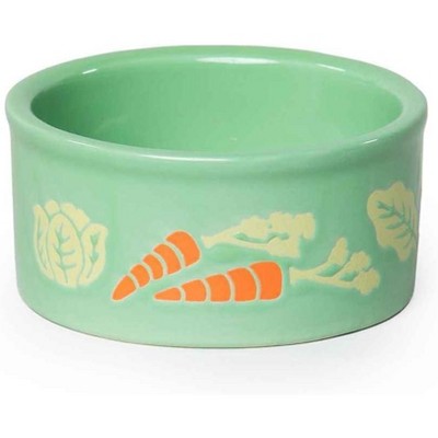 Prevue Pet Large Ceramic Dish Veggie Pattern - 3820