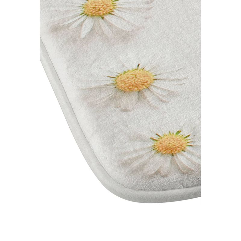 Cassia Beck Daisy Collection Bath Mat Yellow - Deny Designs, 4 of 5