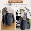 Convertible Human Dog Bed for Adults, 71"x43"x10" Large Nap Bed with Washable Removable Faux Fur Cover, Portable Lounger for Home - 4 of 4