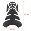 Unique Bargains Universal Motorbike Gas Oil Fuel Tank PVC Rubber Badge Sticker 1 Pc - 2 of 4