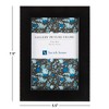 Picture Frame with Stand & Hanging Hooks Black 4"x6" 6pk - Lavish Home: Modern Style, Wall Mountable, Glass Glazing - 2 of 4