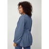 ellos Plus Size V-Neck Tunic With Diagonal Empire Seam - 3 of 3