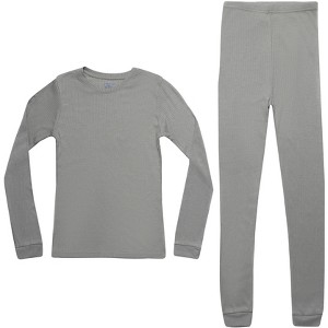Prince Of Sleep Boys Solid Pajama Sets - Snug Fitting Ribbed PJ Tops & Bottoms for Boys - 1 of 1