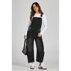 Imily Bela Women's Denim Overalls with Loose Fit, Adjustable Straps, and Pockets - 4 of 4