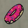 Dalix Donut Embroidered Hoodie Fleece Sweatshirt Zip Front Mens - 2 of 4