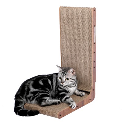 Dexmalle Cat Scratcher with Cat Toys Ball Track