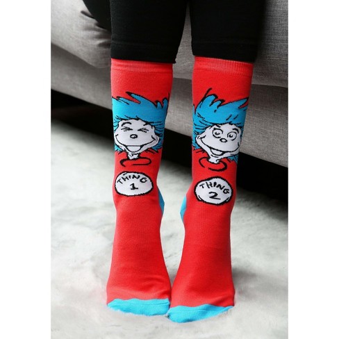 Adult's Knee-High Clown Socks