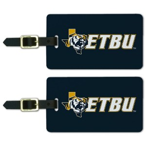 East Texas Baptist University Tigers Logo Luggage ID Tags Suitcase CarryOn Cards  Set of 2 - 1 of 4