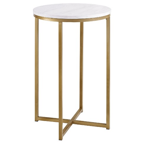 Marble end store table target