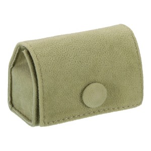 Unique Bargains Velvet Cloth Buckle Closure Portable Jewelry Holder for Rings Earrings - 1 of 4