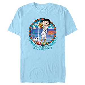 Men's Betty Boop Aquarius Zodiac T-Shirt - 1 of 4