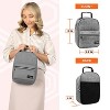 OPUX Insulated Lunch Box Boys Girls Kids Teens, Leakproof Cooler Bag Women Men Adults, Backpack Shape Tote, Back to School Gift - 2 of 4