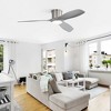 Sofucor 52'' Ceiling Fan with LED Light and Remote Silver+Grey - 4 of 4