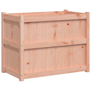 vidaXL Garden Planter Natural wood Solid douglas wood 35.4x19.7x27.6 in - 1 of 4