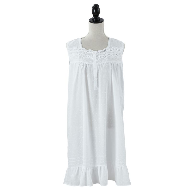 Saro Lifestyle Embroidered Design Nightgown, 1 of 5