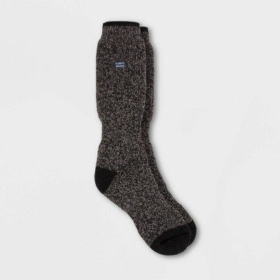 Always Warm by Heat Holders Women's Warmest Knee High Socks - Black/Gray 5-9