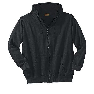 Boulder Creek by KingSize Men's Big & Tall Full-Zip Thermal Hoodie