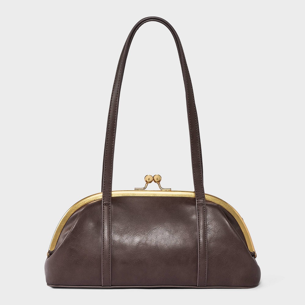 Kiss Lock Satchel - A New Day™ Brown